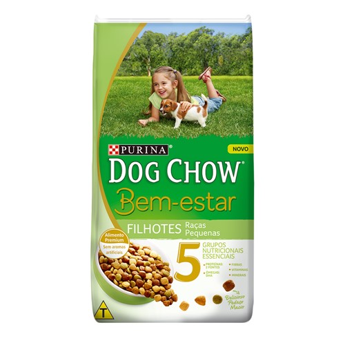 Ração para Cães Dog Chow Bem Estar Filhotes Raças Pequenas com 1kg
