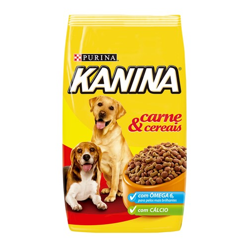 Ração para Cães Kanina Adultos Sabor Carne & Cereais 18kg