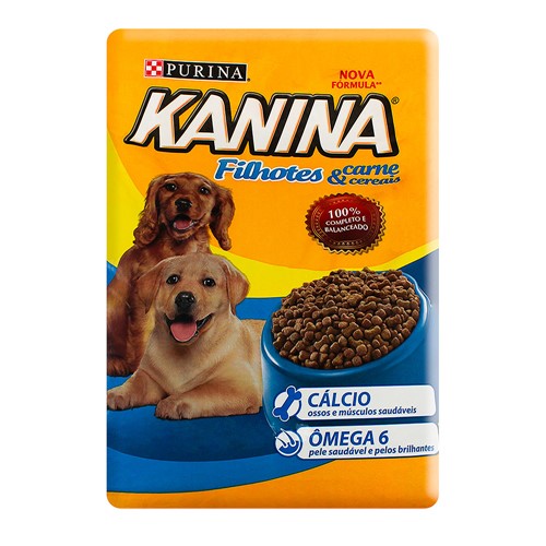 Ração para Cães Kanina Filhotes Sabor Carne & Cereais 15kg