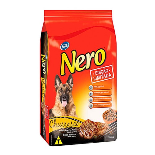 Ração para Cães Nero Adulto Sabor Churrasco 15kg