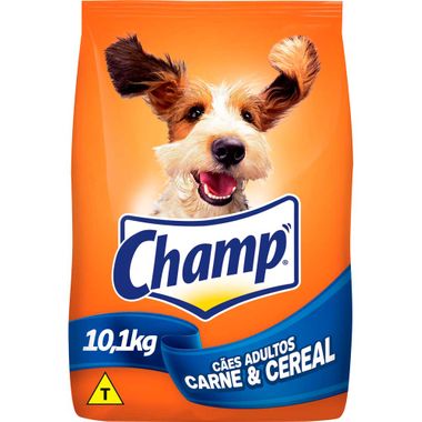 Ração para Cães Sabor Carne e Cereais Champ 10,1kg