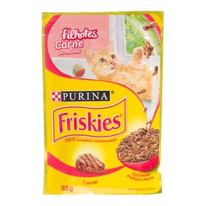 Ração para Gatos Carne ao Molho Friskies 85g