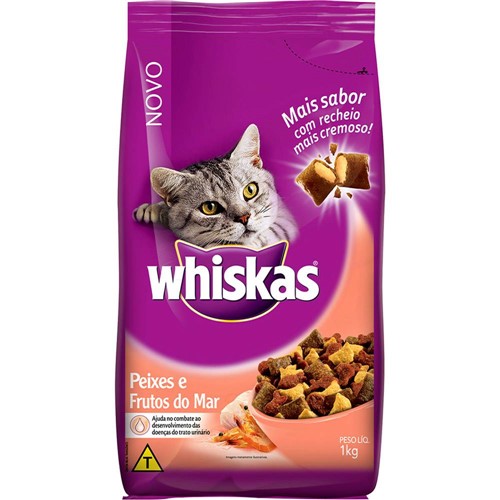 Ração para Gatos - Frutos do Mar (1Kg) - Whiskas