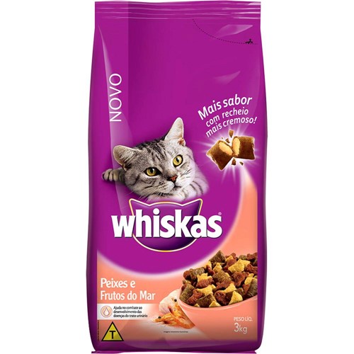 Ração para Gatos - Frutos do Mar (3Kg) - Whiskas