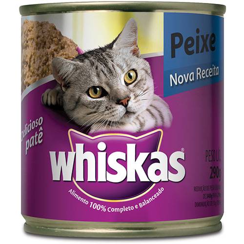 Ração para Gatos Peixe 290g - Whiskas
