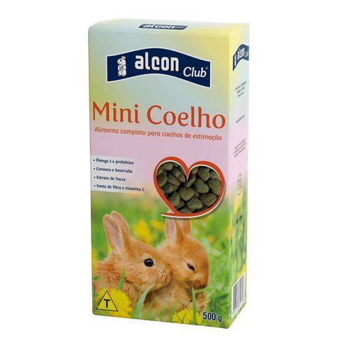 Ração para Mini Coelhos Alcon 500g - Alimento Completo