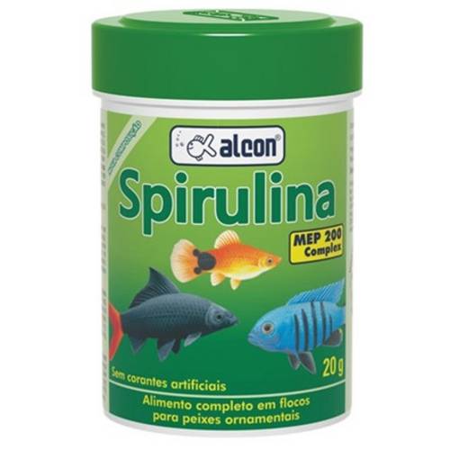 Ração para Peixes Alcon Spirulina 20g - Alcon