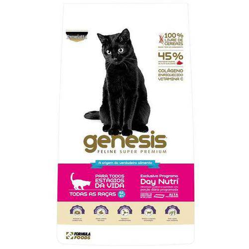 Ração Premiatta Genesis Feline Super Premium para Gatos de Todas as Idades com 0,2 a 6kg - 7,5 Kg