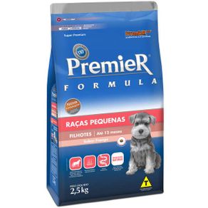 Ração Premier Formula Raças Pequenas Cães Filhotes Frango 2,5 Kg