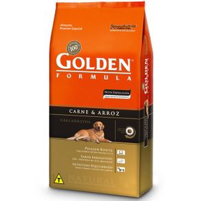 Ração Premier Golden Cães Adultos Carne e Arroz 3 Kg