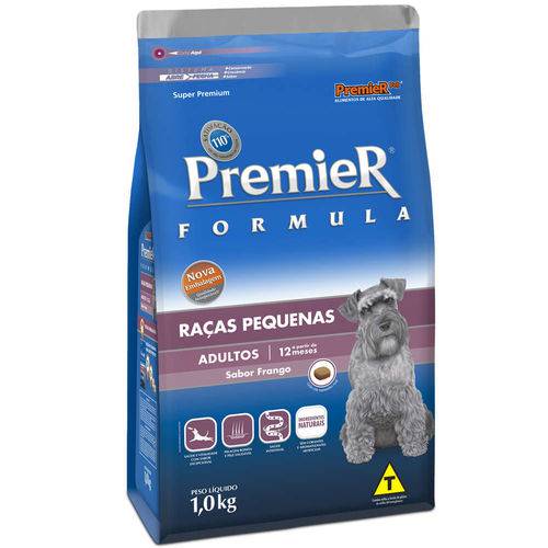 Ração Premier Pet Formula Cães Adultos Raças Pequenas 1kg