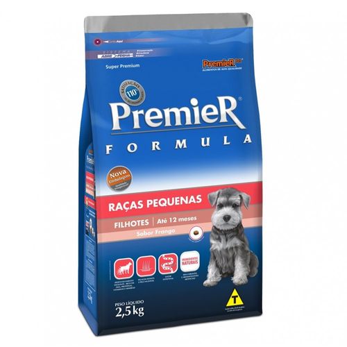 Ração Premier Pet Fórmula Raças Pequenas para Cães Filhotes 2,5Kg