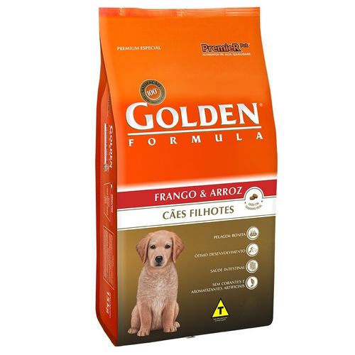 Ração Premier Pet Golden Fórmula para Cães Filhotes Sabor Frango 1kg