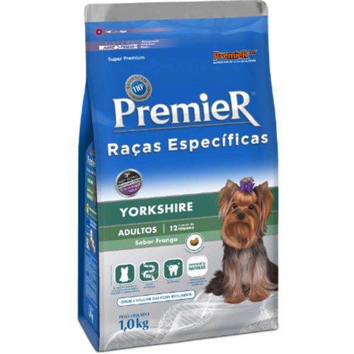 Ração Premier Pet Raças Específicas Yorkshire Adulto