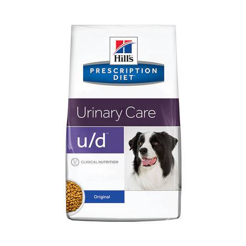 Ração Prescription Diet Canine U/D Problemas Trato Urinário P/ Cães 3,8kg - Hills