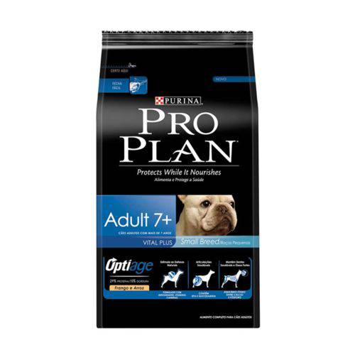 Ração Pro Plan Adult 7+ para Raças Pequenas - Cães