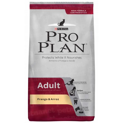 Ração Pro Plan Cat Adult com OptiDigest – 7,5Kg _ Frango & Arroz Purina 7,5Kg