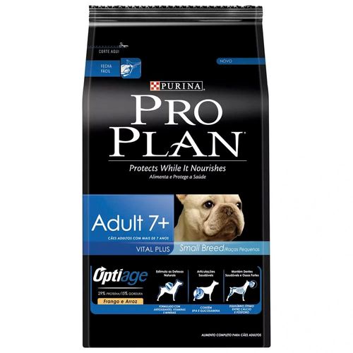 Ração Purina Pro Plan Vital Plus 7+ para Cães Adultos de Raças Pequenas 1kg