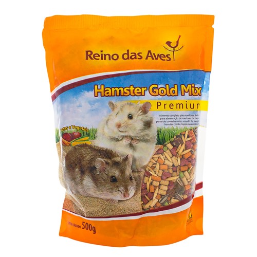 Ração Reino das Aves Hamster Gold Mix Premium 500g