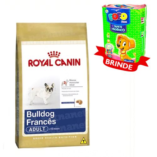 Ração Royal Canin Bulldog Francês para Cães Adultos 2,5kg