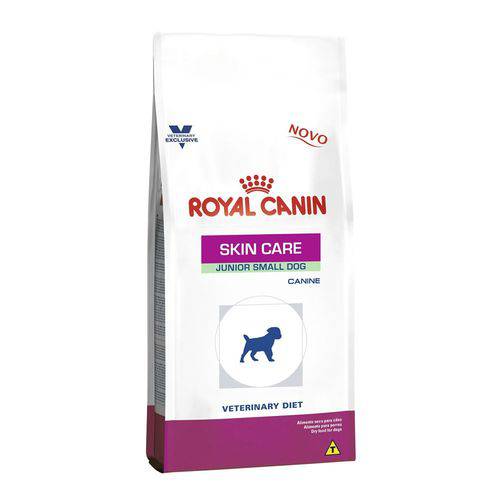 Ração Royal Canin Canine Veterinary Diet Skin Care Small Dog Cães Filhotes Doenças de Pele - 2 Kg