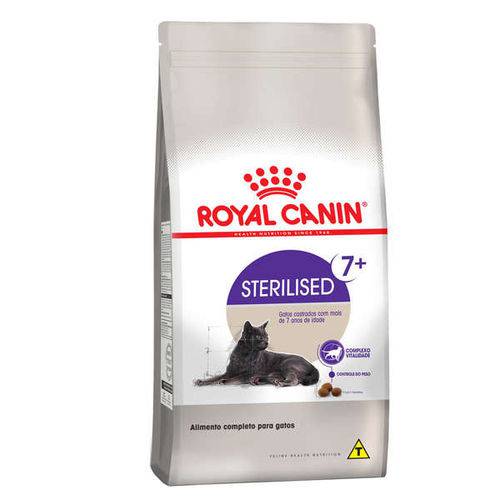 Ração Royal Canin Feline Health Nutrition Sterilised para Gatos Adultos Castrados Acima de 7 Anos - 400 G