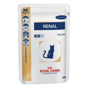 Ração Royal Canin Feline Renal S/O Sachê 85 G