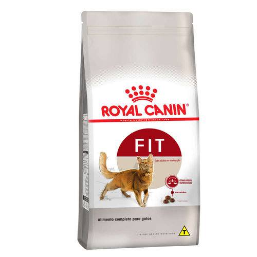 Ração Royal Canin Fit Gatos Adultos Peso Ideal Atividade Física Moderada Ambientes Externos - 400 Gr