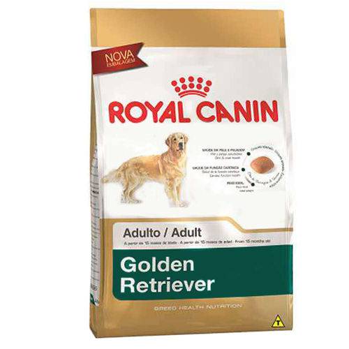 Ração Royal Canin Golden Retriever Adult para Cães Adultos e Maduros - 12 Kg