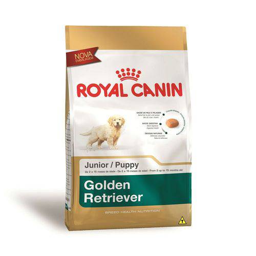 Ração Royal Canin Golden Retriever Junior para Cães Filhotes - 12 Kg