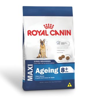 Ração Royal Canin Maxi P/ Cães Adultos Ageing 8+ 15Kg