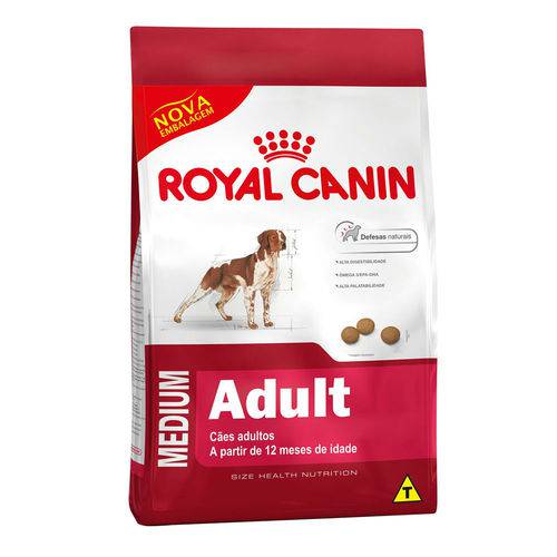 Ração Royal Canin Medium - Cães Adultos - 15kg