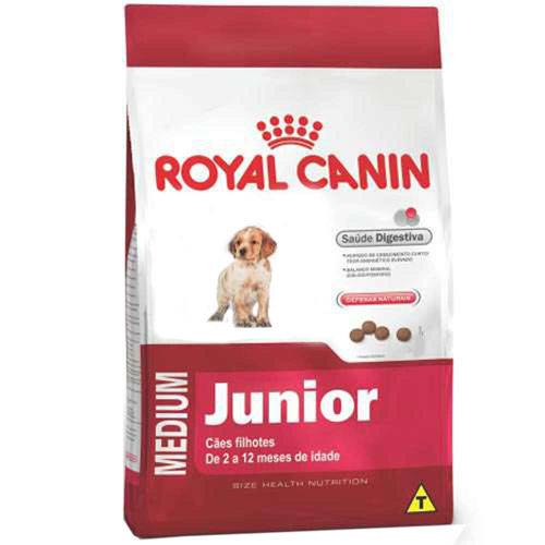 Ração Royal Canin Medium Junior para Cães Filhotes de Porte Médio - 2,5 Kg