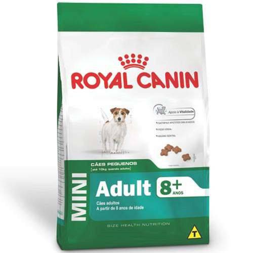 Ração Royal Canin Mini 8+ Cães Adultos - 7,5Kg