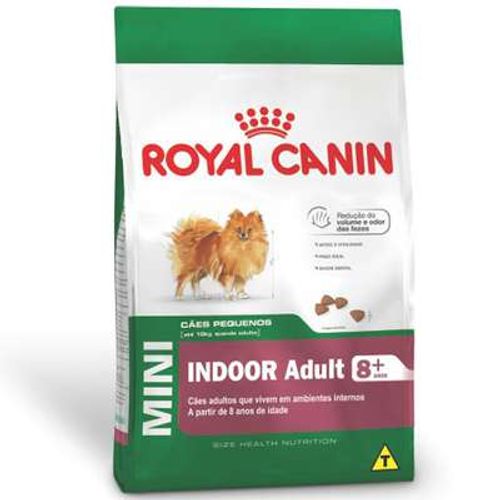 Ração Royal Canin Mini Indoor Adult 8+ 1Kg