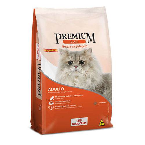 Ração Royal Canin Premium Cat Beleza da Pelagem para Gatos Adultos