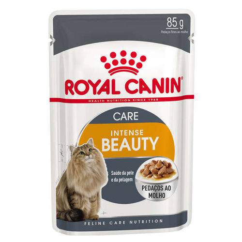 Ração Royal Canin Sachê Feline Intense Beauty para Gatos - 85 G