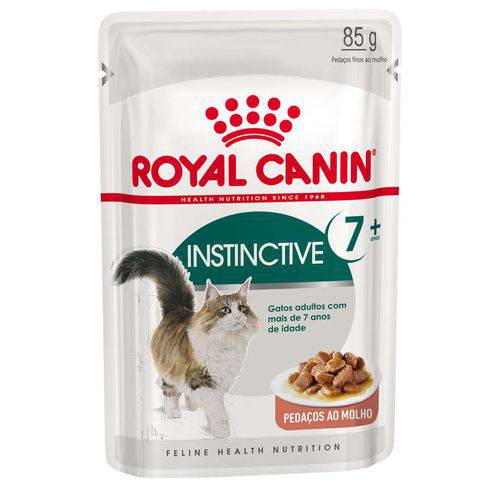 Ração Royal Canin Sachê para Gatos Instinctive 7+ - 85g