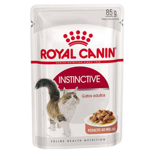 Ração Royal Canin Sachê para Gatos Instinctive - 85g
