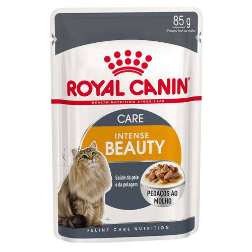 Ração Royal Canin Sachê para Gatos Intense Beauty - 85g