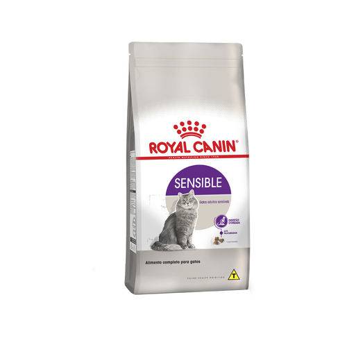 Ração Royal Canin Sensible para Gatos Adultos com Sensibilidade Digestiva - 4Kg