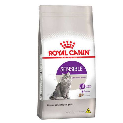 Ração Royal Canin Sensible para Gatos Adultos Sensíveis - 400 G