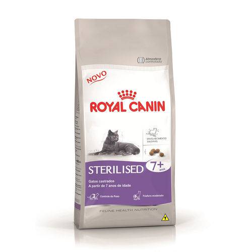 Ração Royal Canin Sterilised 7+ Gatos Adultos - 1,5Kg