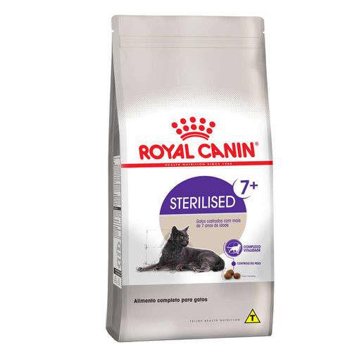 Ração Royal Canin Sterilised 7+ para Gatos Castrados a Partir de 7 Anos de Idade - 1,5 Kg