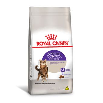 Ração Royal Canin Sterilised Appetite Control P/ Gatos 1,5Kg