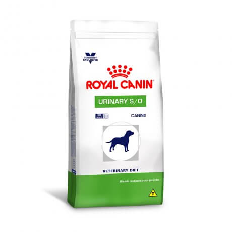 Ração Royal Canin Vet Diet Canine Urinary S/O Auxiliar na Dissolução de Cálculos Urinários - 2,0 KG