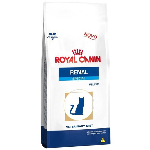 Ração Royal Canin Vet Diet Renal Especial Feline S/O para Gatos 500g