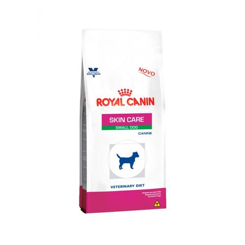 Ração Royal Canin Vet Diet Skin Care Adult Small para Cães Adultos de Raças Pequenas 2kg