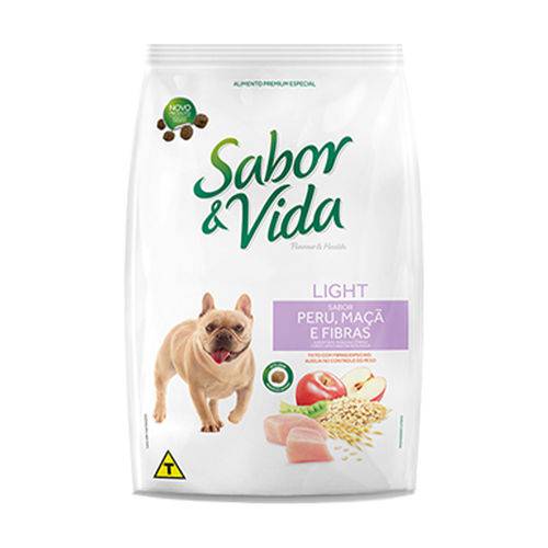 Ração Sabor & Vida para Cães Sabor Peru Light 2,4kg