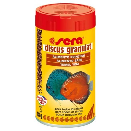 Ração Sera Discus Granulat para Peixes Disco 48g
